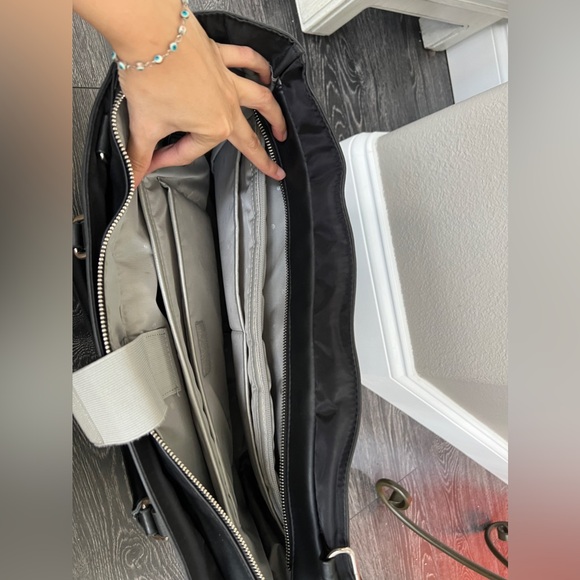 Swiss Gear Zoe Bag Black Laptop Tablet Large Travel Business Tote - Picture 14 of 16